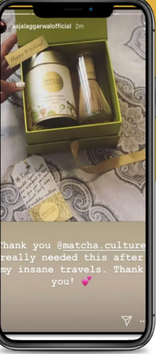 Kajal Aggarwal featuring Matcha Culture