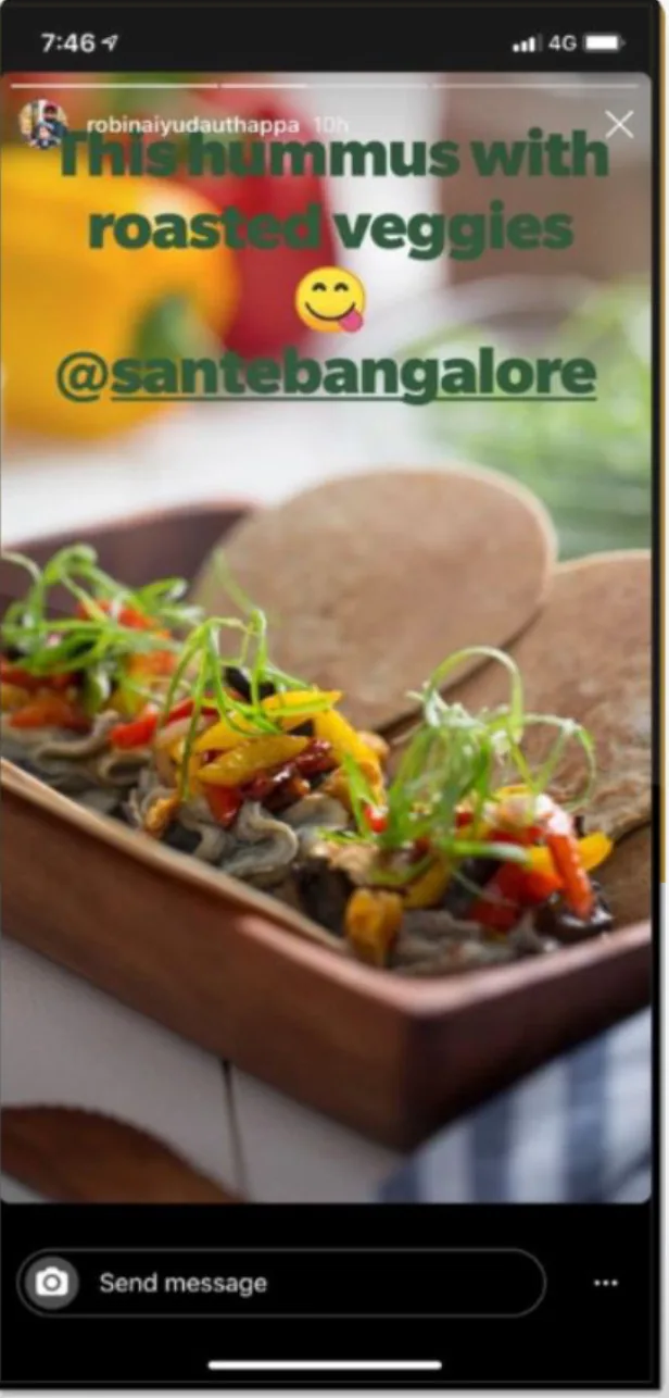 Robin Uthappa featuring Sante Bangalore